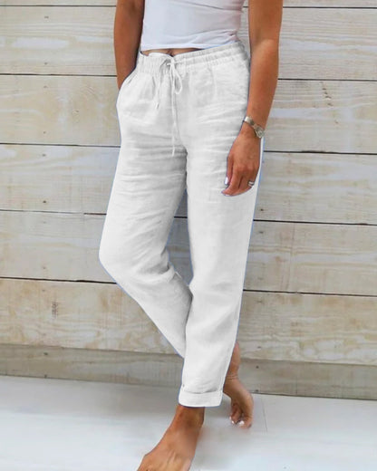 Federica | Casual Straight-Leg Trousers