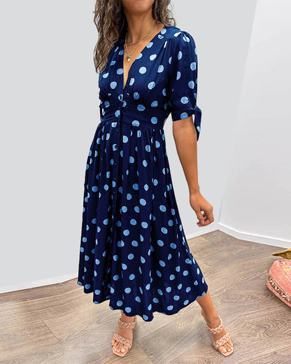 CECELIA - POLKA DRESS