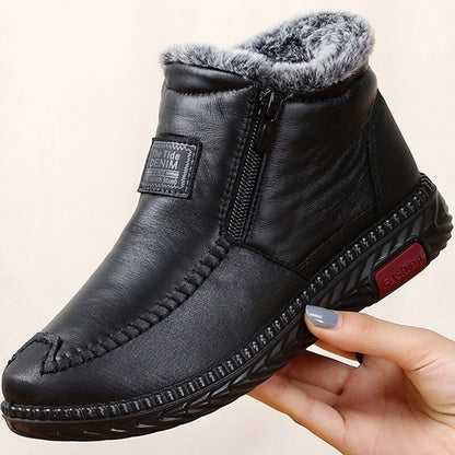 Yvonne | Non-slip leather winter boots