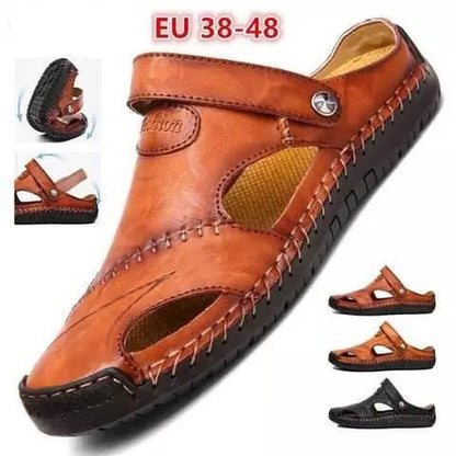 Lars™ - Orthopedic Leather Sandals