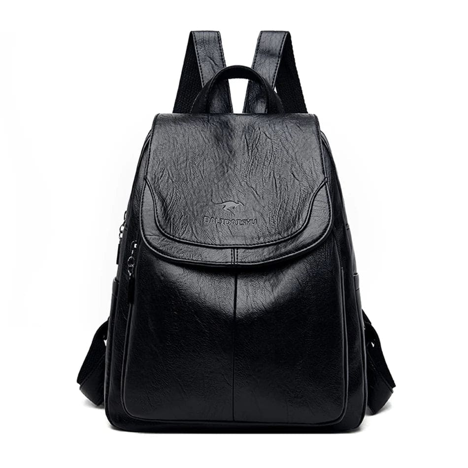 Eda | Anti-theft leather rucksack