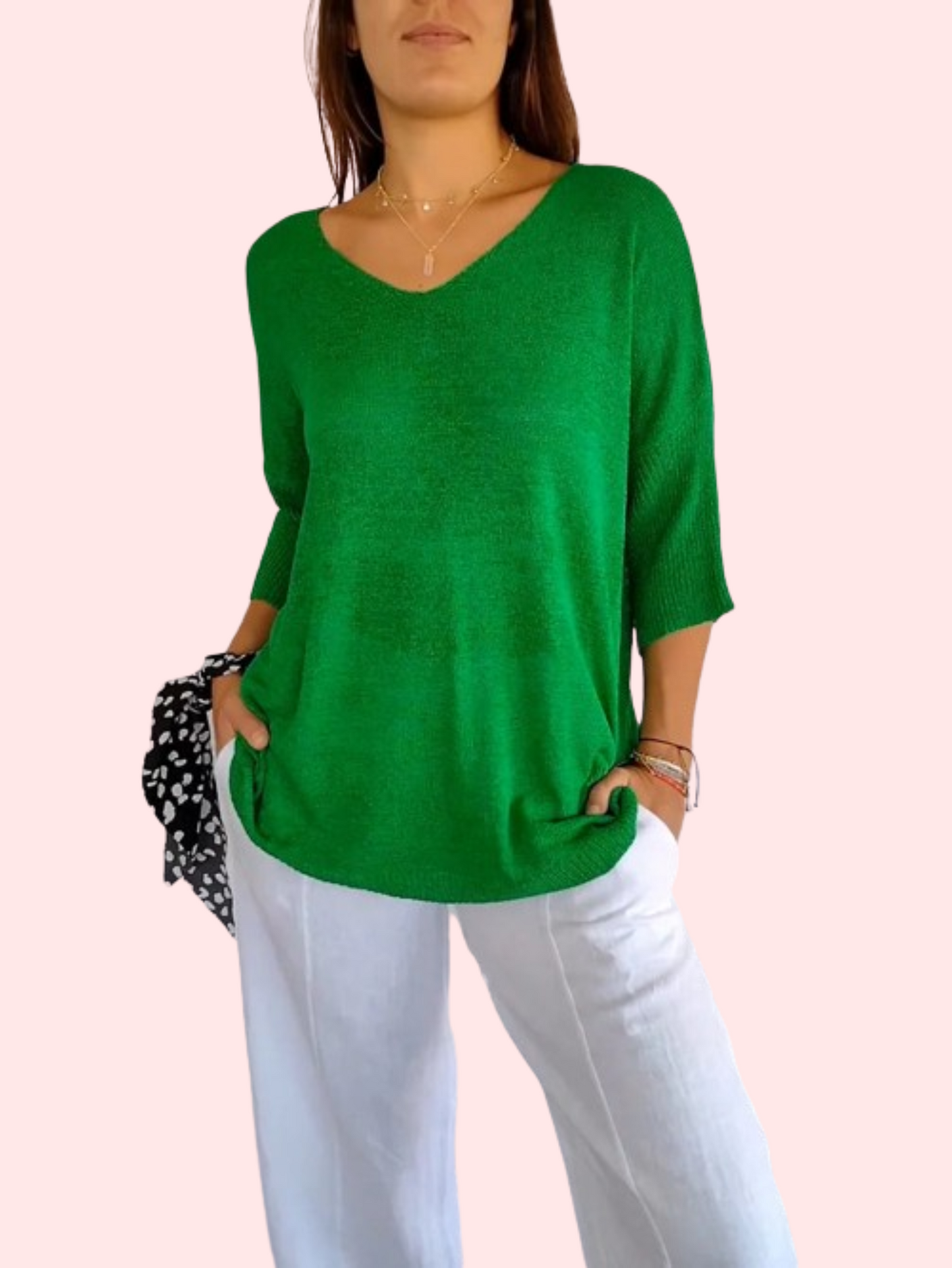 Chiara | Comfortable V-Neck Knit Top