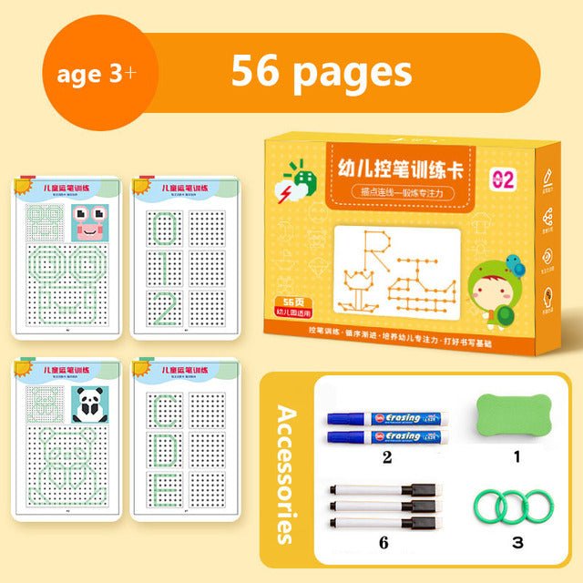 InkWell™ | Read & Write Reusable Children Workbook