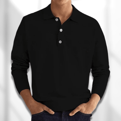 Luca | Long Sleeve Polo Shirt