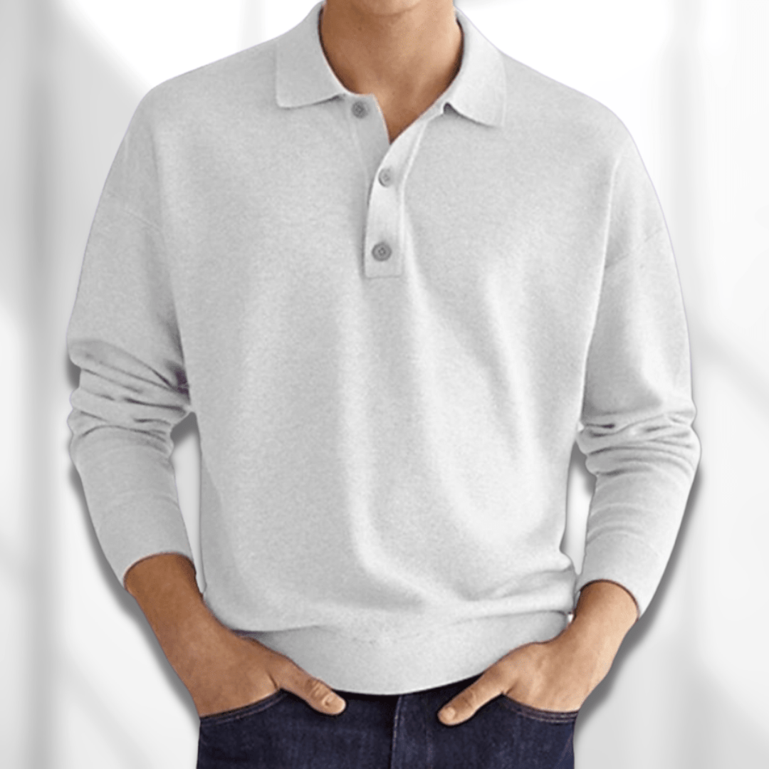 Luca | Long Sleeve Polo Shirt