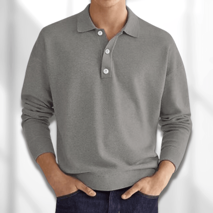 Luca | Long Sleeve Polo Shirt