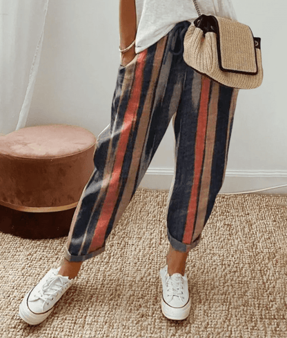 Elodie | Elegant Cotton Trousers