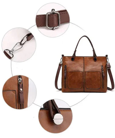 EVELYN | STYLISH LEATHER BAG