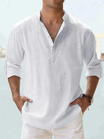 ANTON - AIRY COTTON-LINEN SHIRT